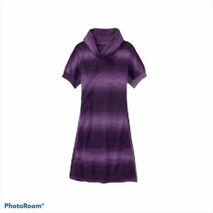 Athleta space dyed sweater dress purple size M